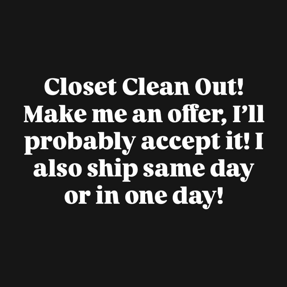 Closet Clean Out!
